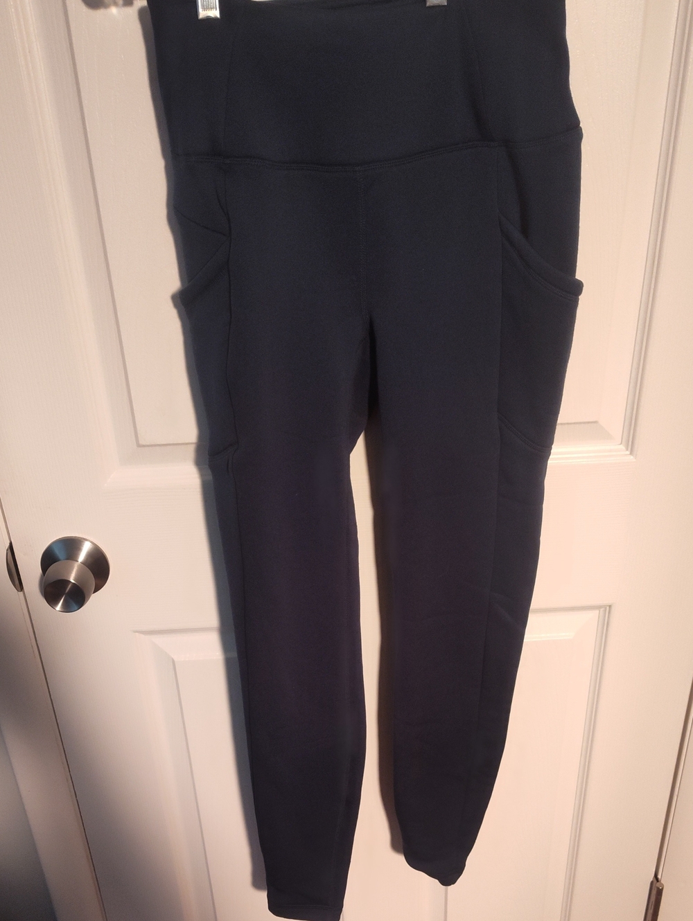 RBX Dark Navy High-Rise Jogger Pants with Side Pockets